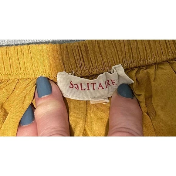 Solitaire‎ Women's Boho Peasant Bell Sleeve Blouse Top Floral Embroidered Small - Picture 5 of 8